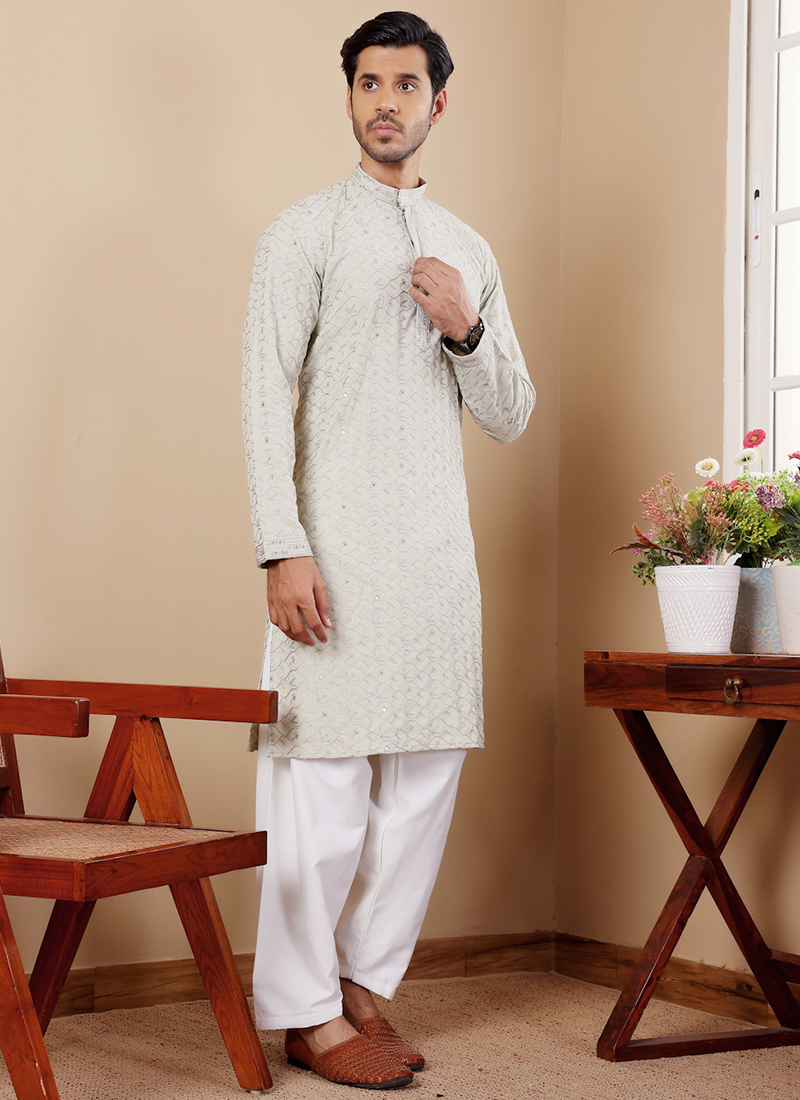 Brown Indo style kurta Linen  Peshawari